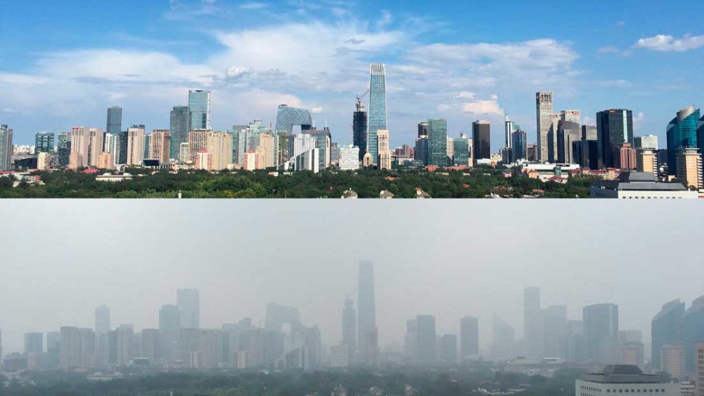 Пекин До и после карантина