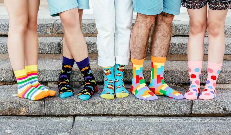 разноцветные носки